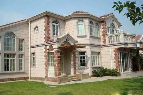 別墅外墻真石漆選哪種顏色好看？